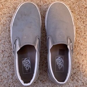 GREY SLIP ON VANS